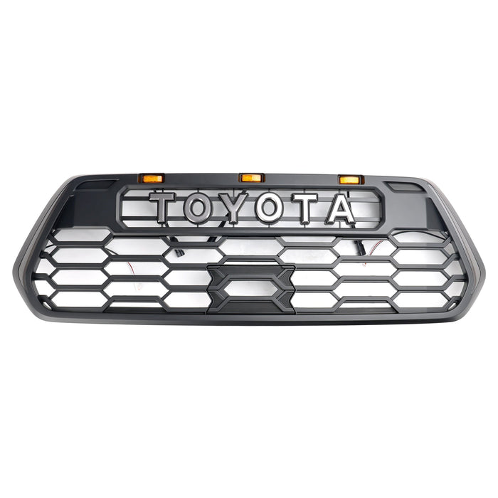 16-23 Toyota Tacoma W/ LED Lights Side Lights Front Bumper Grill Grille