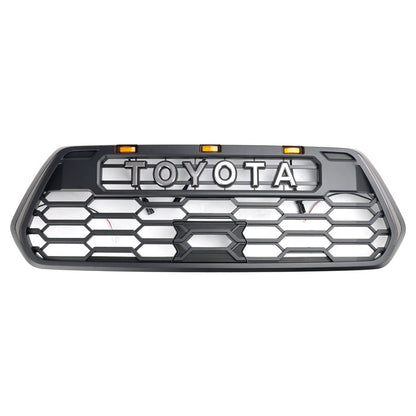 16-23 Toyota Tacoma W/ LED Lights Side Lights Front Bumper Grill Grille