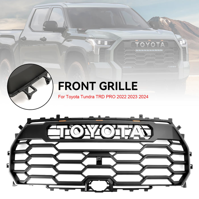 2022-2025 Toyota Tundra TRD PRO Matte Black Front Grill Grille