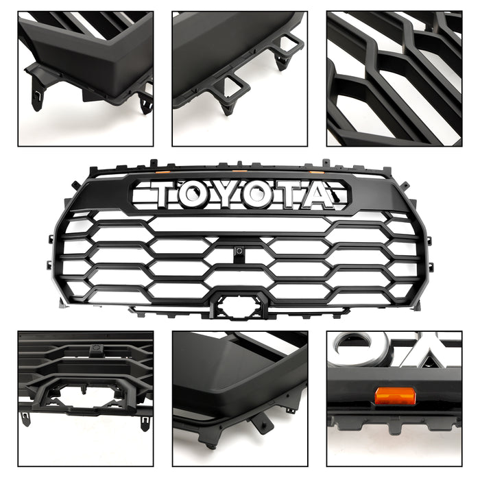 2022-2025 Toyota Tundra TRD PRO Matte Black Front Grill Grille