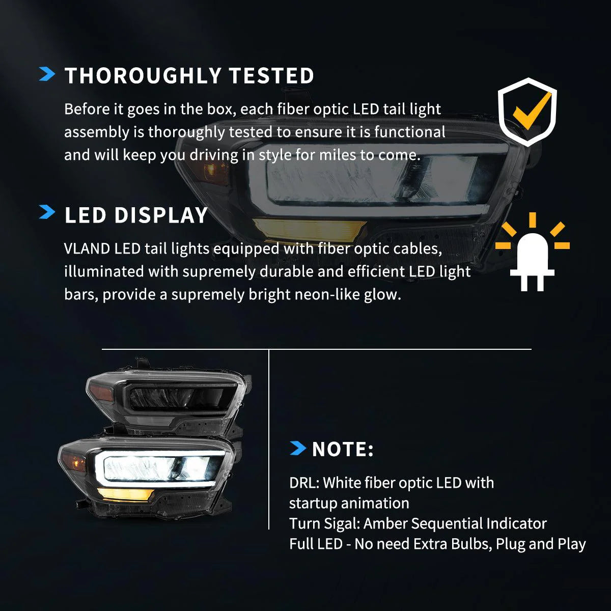 AUXBEAM HEADLIGHT ASSEMBLY REFLECTION BOWL 2016-2023 TACOMA