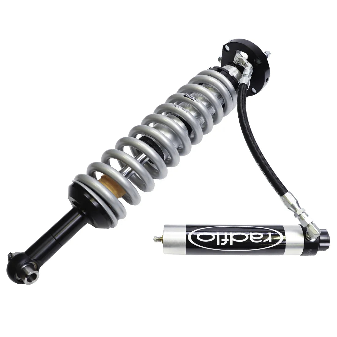 OE REPLACEMENT 2.5 FRONT COILOVER KIT 24+ W. REMOTE RESERVOIR/COMPRESSION ADJUSTER EXTENDED w. UCA 2.5″ LIFT
