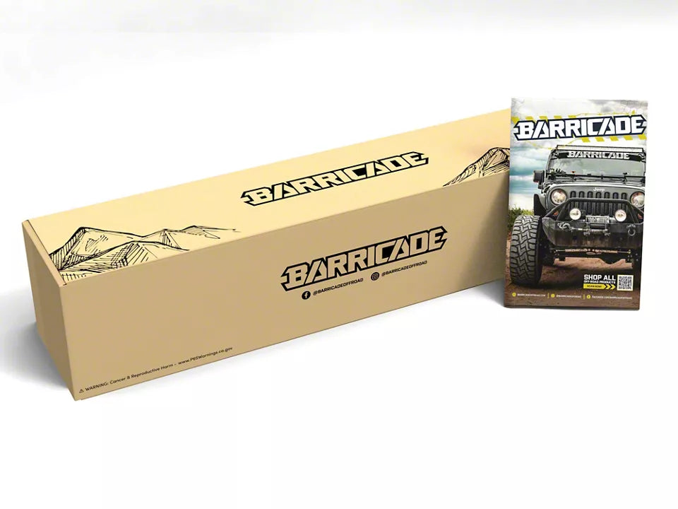 Barricade NB1 Running Boards; Textured Black
(24-26 Tacoma Double Cab)