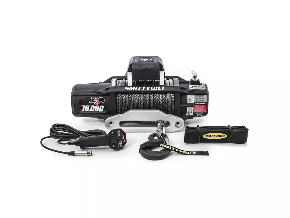 Smittybilt X2O Gen2 10K Waterproof 10,000 lb. Winch with Synthetic Rope and Wireless Control