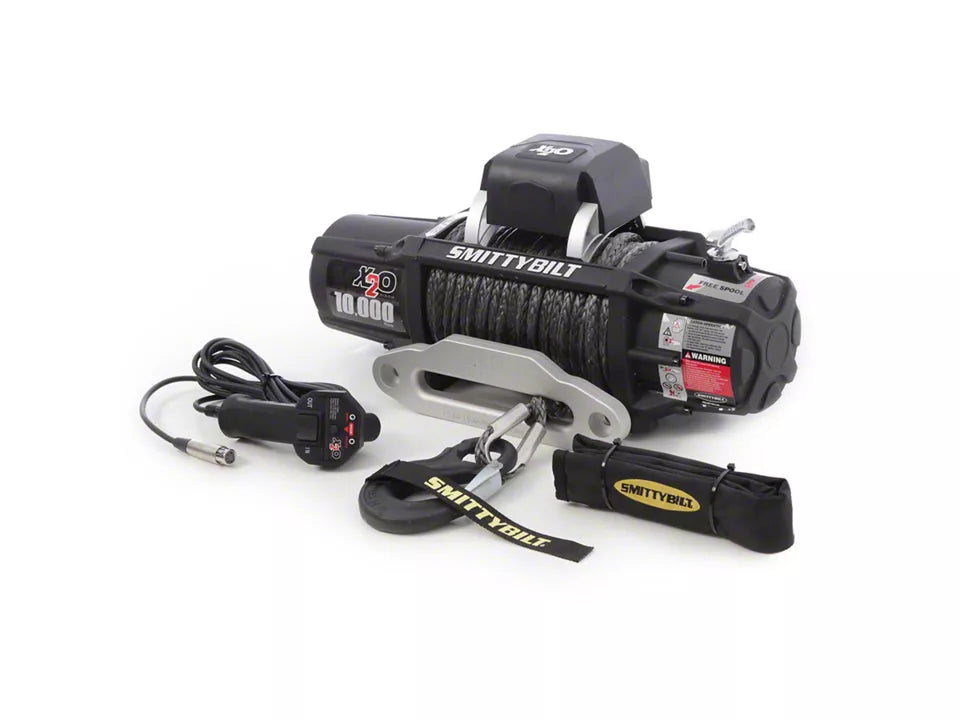 Smittybilt X2O Gen2 10K Waterproof 10,000 lb. Winch with Synthetic Rope and Wireless Control