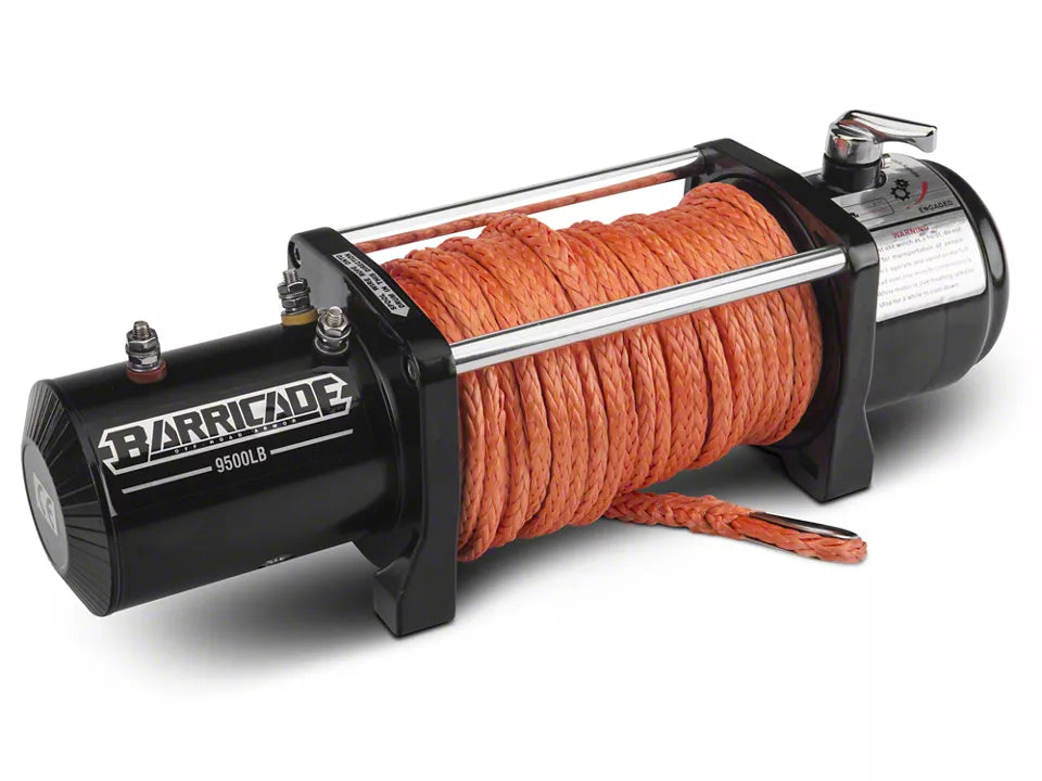 Barricade 9,500 lb. Winch with Synthetic Rope and Wireless Control