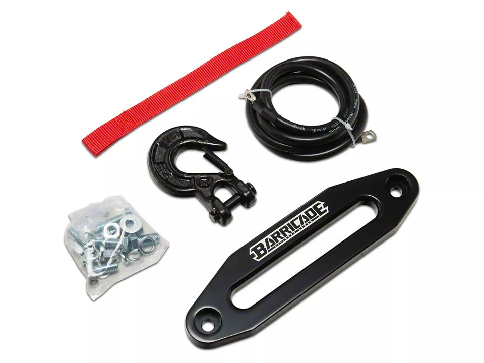 Barricade 9,500 lb. Winch with Black Synthetic Rope