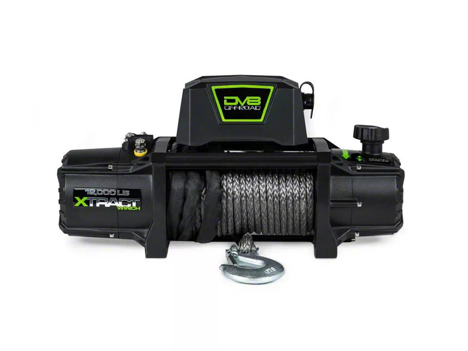 DV8 Offroad Xtract 12,000 lb. Winch with Synthetic Rope
