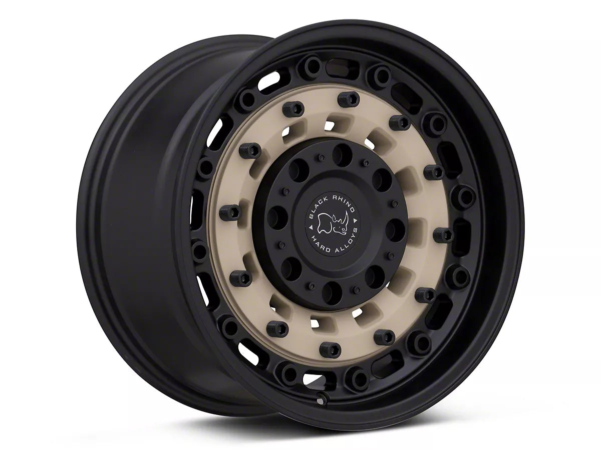 Black Rhino Arsenal Sand on Black 6-Lug Wheel 18x9.5; -18mm Offset
