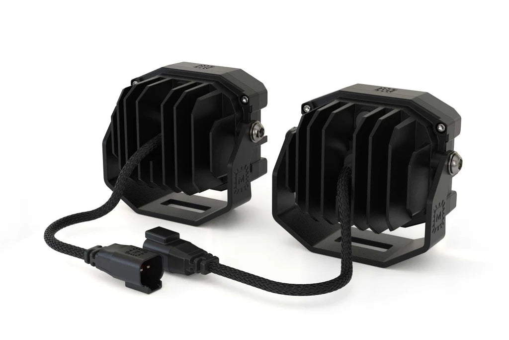 MORIMOTO 4BANGER HXB LED PODS (SPOT / YELLOW)(SET)