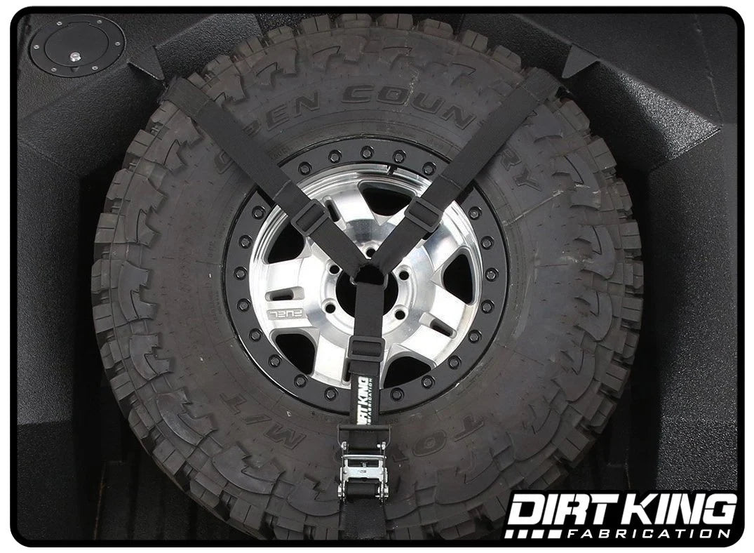 DirtKing 3 Way Spare Tire Strap & Mounts