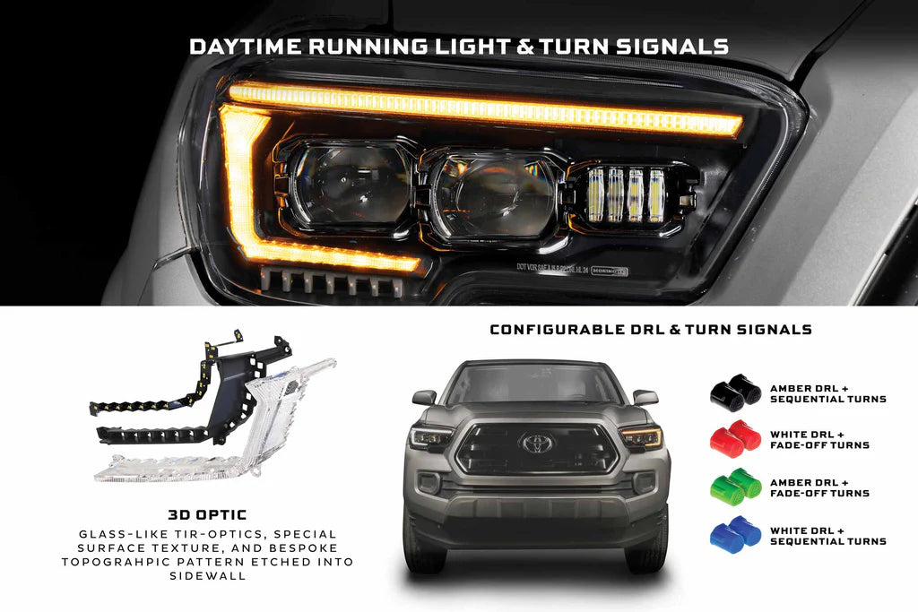 Morimoto XB Headlights
TOYOTA TACOMA (16-23) XB EVO LED HEADLIGHTS