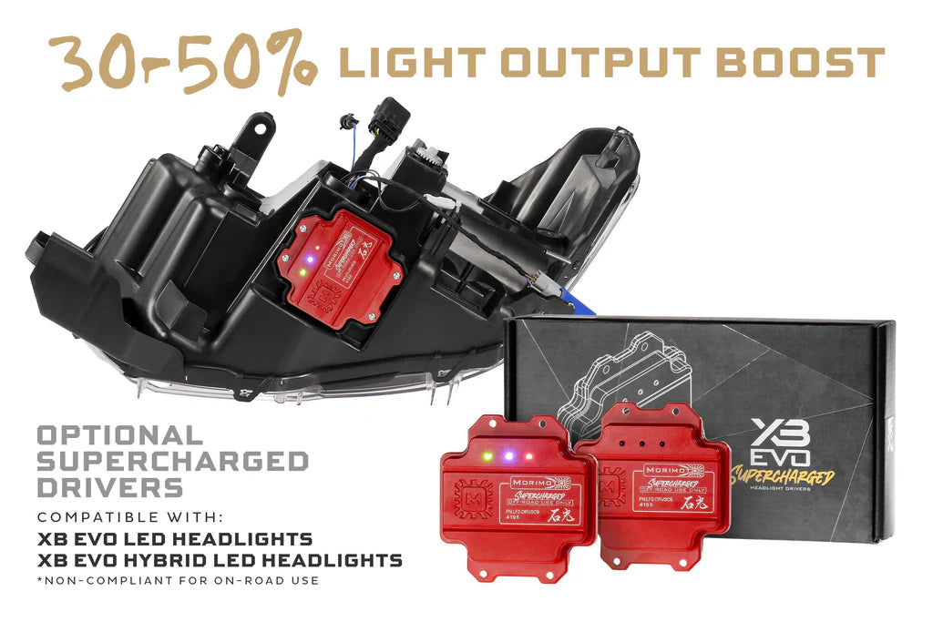 Morimoto XB Headlights
TOYOTA TACOMA (16-23) XB EVO LED HEADLIGHTS