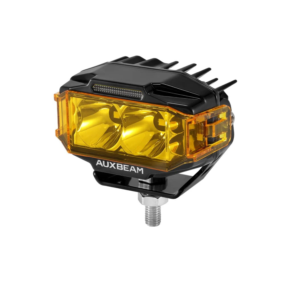 V-MAX SERIES | 4 INCH 72W 6960LM COMBO BEAM SIDE SHOOTER LED RECTANGULAR POD LIGHTS WITH AMBER DRL