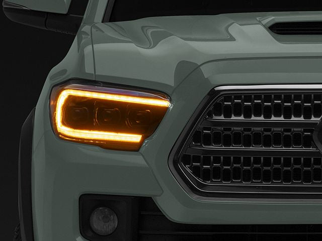 Raxiom CXR Series V2 LED Projector Headlights; Black Housing; Clear Lens
(16-23 Tacoma w/ Factory Halogen DRL)