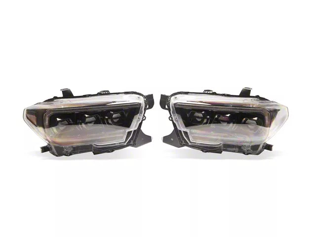 Raxiom CXR Series V2 LED Projector Headlights; Black Housing; Clear Lens
(16-23 Tacoma w/ Factory Halogen DRL)