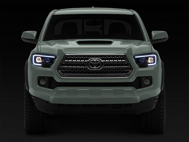 Switchback LED Bar Projector Headlights; Gloss Black Housing; Smoked Lens
(16-23 Tacoma w/ Factory Halogen Headlights w/o LED DRL)