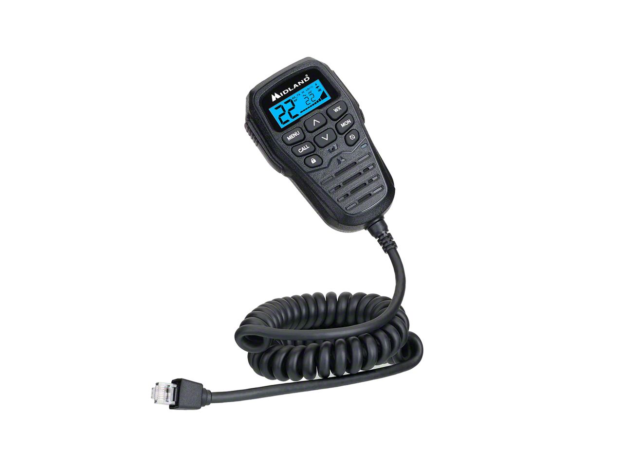 Midland Radio MicroMobile GMRS Two-Way Radio with Integrated Microphone Control; 15-Watt