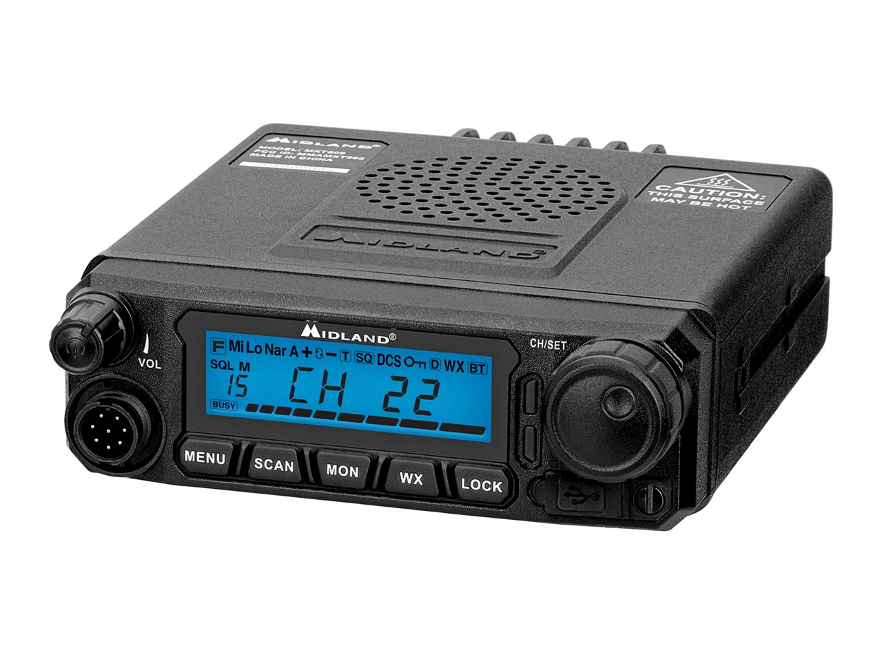 Midland Radio MicroMobile GMRS Two-Way Radio; 15-Watt