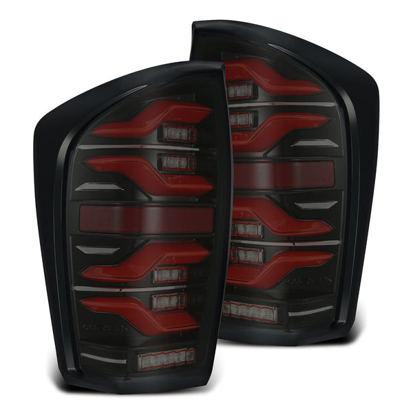 16-22 TACOMA ALPHAREX NOVA-SERIES LED PROJECTOR HEADLIGHTS CHROME + TAIL LIGHTS