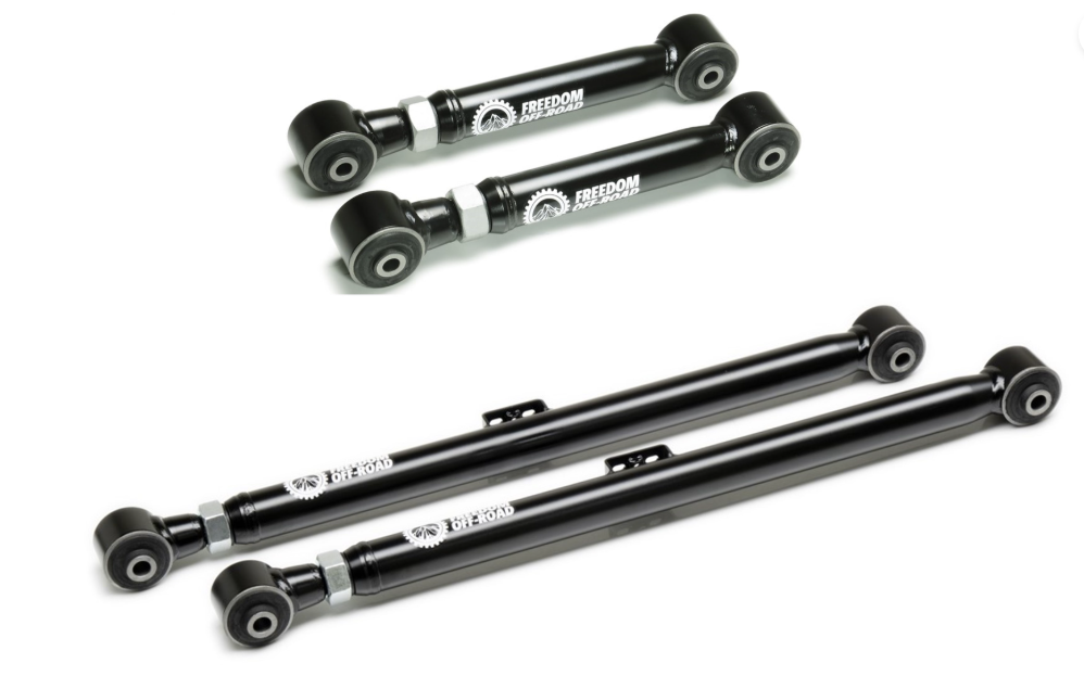 Adjustable Rear Upper + Rear Lower Control Arms for 2-4" Lift