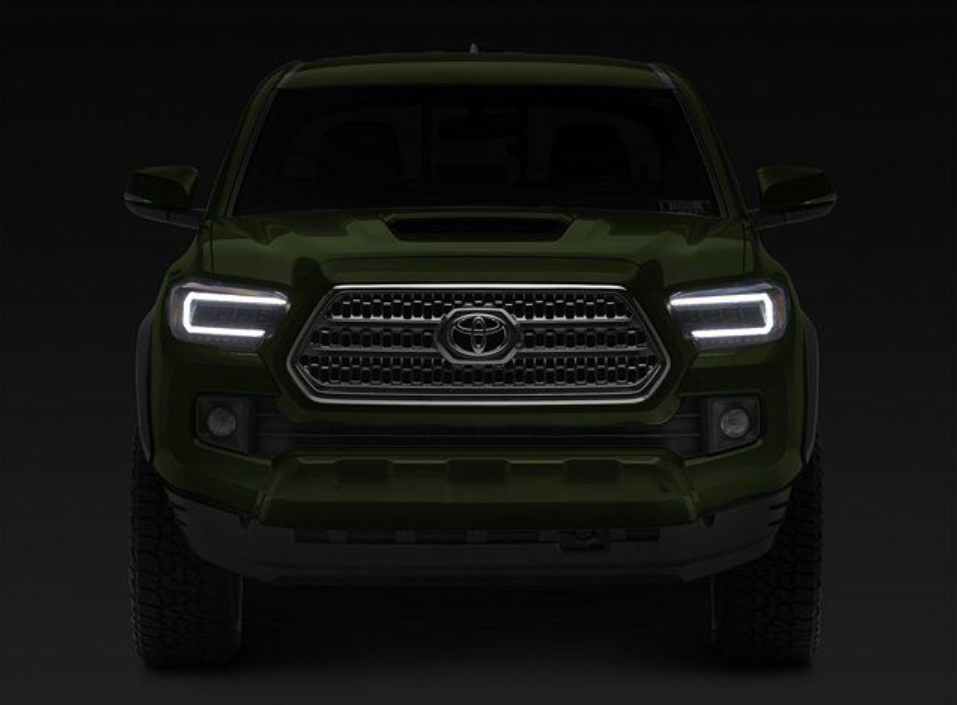 APEX Series Multi-Beam High-Power LED Module Headlights; Black Housing; Clear Lens