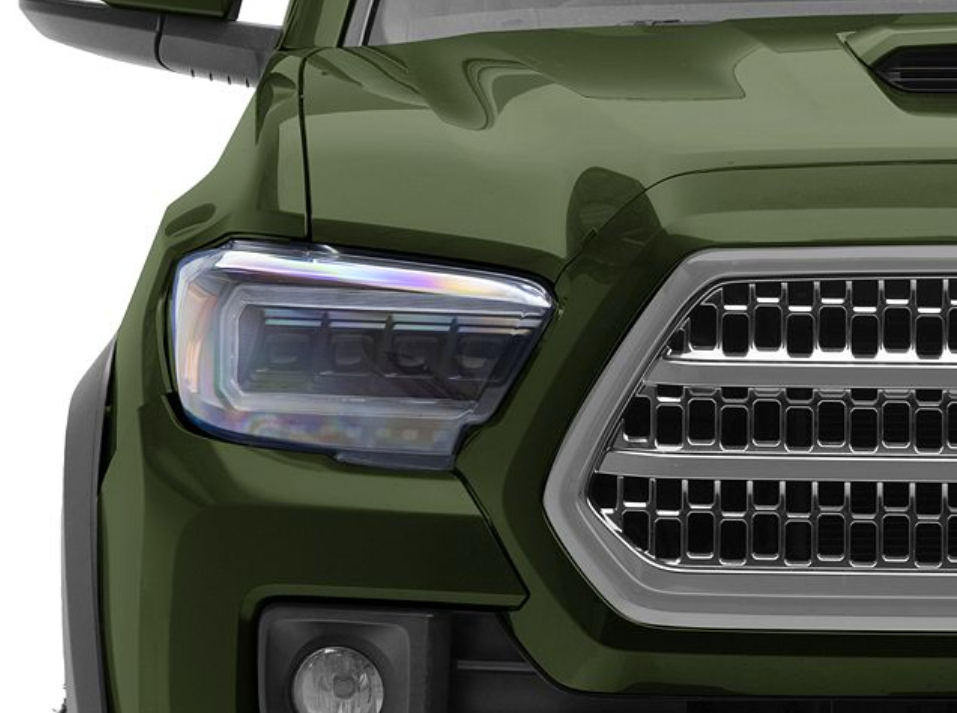 APEX Series Multi-Beam High-Power LED Module Headlights; Black Housing; Clear Lens