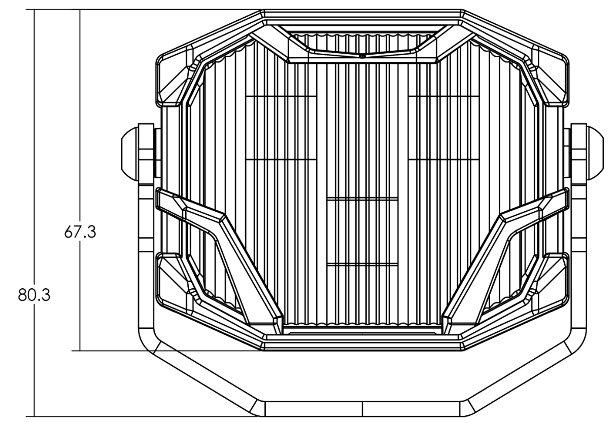 4Banger LED Pods: HXB Combo Beam