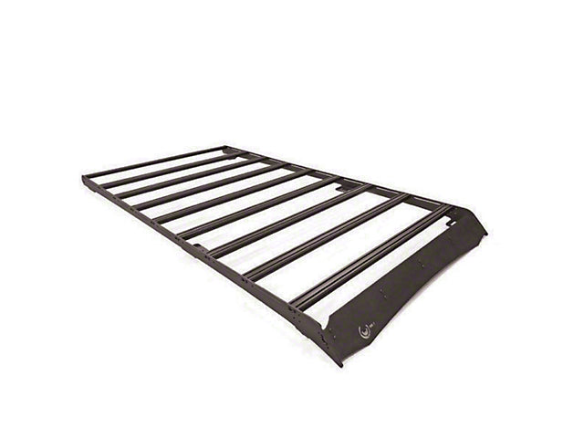 Prinsu Roof Rack with Standard Wind Deflector; Black (03-09 4Runner)