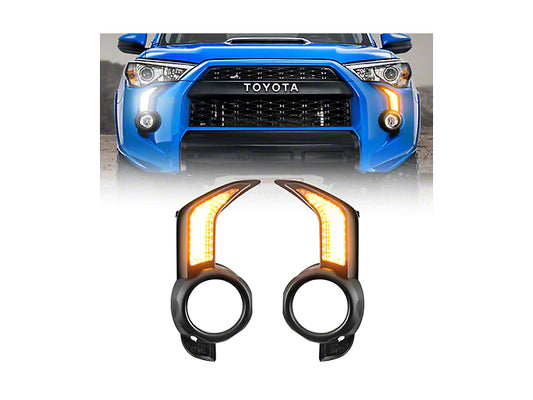 LED Sequential Fog Light Bezel Kit with Turn Signals