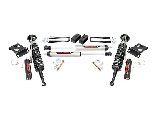 Rough Country 3-Inch Suspension Lift Kit with Vertex Adjustable Coil-Overs and V2 Monotube Shocks (05-23 6-Lug Tacoma)