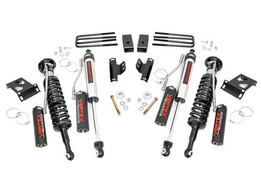 Rough Country 3-Inch Suspension Lift Kit with Vertex Adjustable Coil-Overs and Vertex Reservoir Shocks (05-23 6-Lug Tacoma)