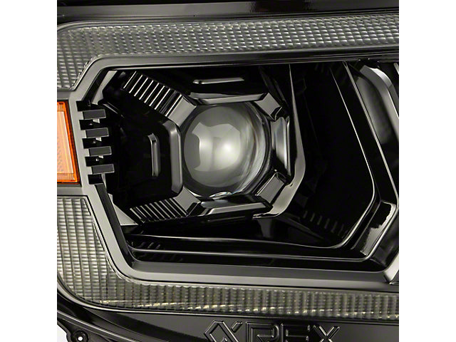 PRO-Series Projector Headlights; Alpha Black Housing; Clear Lens (05-11 Tacoma w/o Factory DRL)