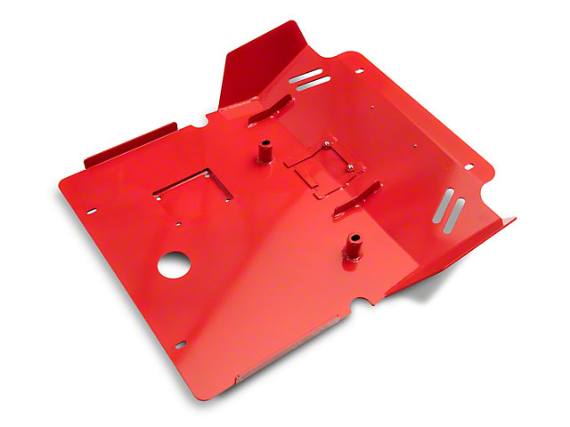 M.O.R.E. Front Skid Plate; Red (05-23 Tacoma)