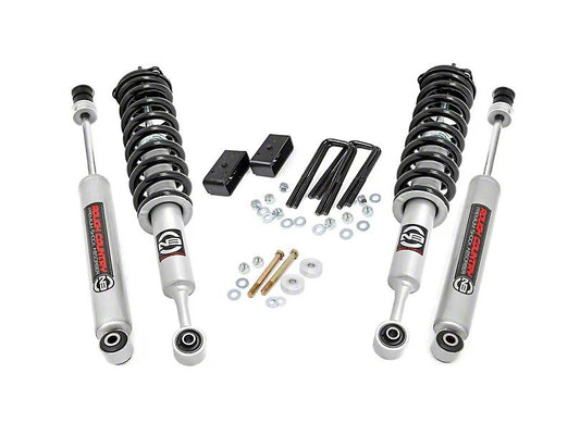 Rough Country 3-Inch Suspension Lift Kit with Lifted N3 Struts (05-15 Tacoma Pre-Runner; 05-23 4WD Tacoma)