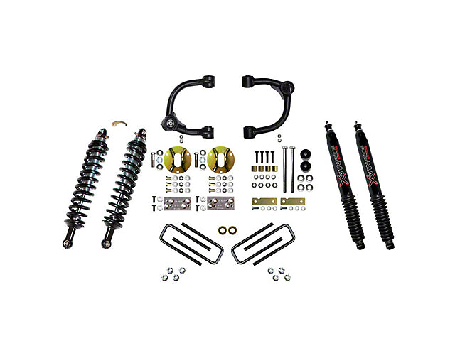 SkyJacker 3-Inch Coil-Over Suspension Lift Kit with Rear Leaf Springs and Black MAX Shocks (16-23 Tacoma, Excluding TRD Pro)