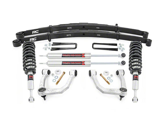 Rough Country 3.50-Inch Series II Bolt-On Suspension Lift Kit with M1 Monotube Shocks and Rear Leaf Springs (05-23 4WD Tacoma)