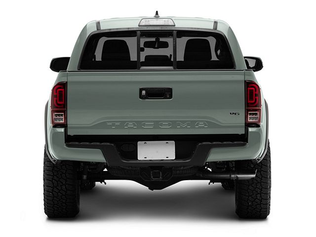 Raxiom XW Series Sequential LED Tail Lights; Black Housing, Red Lens (16-23 Tacoma)