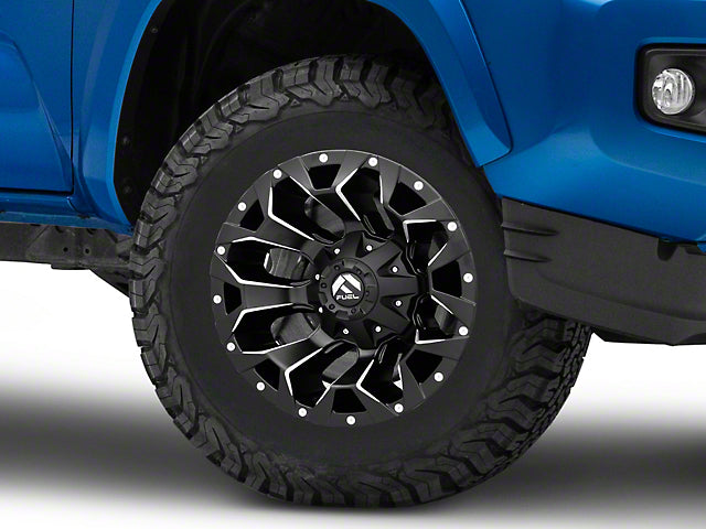 Fuel Wheels Assault Satin Black Milled 6-Lug Wheel; 17x9; -12mm Offset