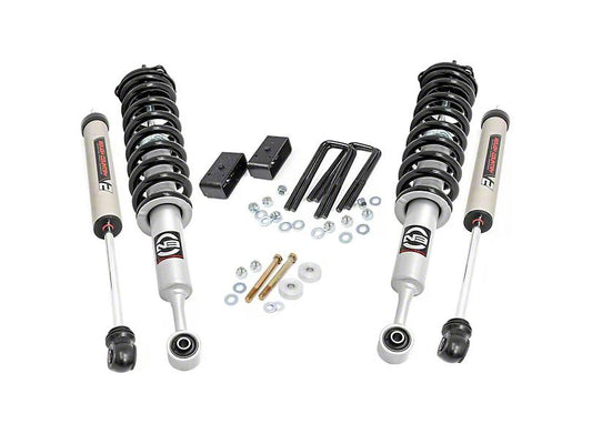 Rough Country 3-Inch Suspension Lift Kit with Lifted N3 Struts and V2 Monotube Shocks (05-23 6-Lug Tacoma)