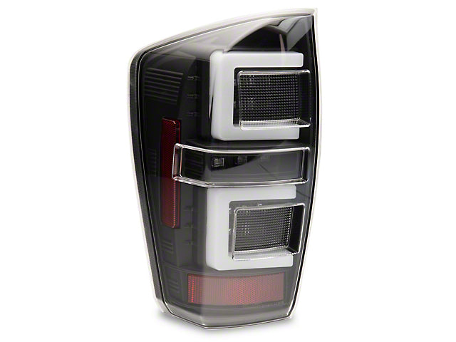 LED Tail Lights; Black Housing; Clear Lens (16-23 Tacoma)