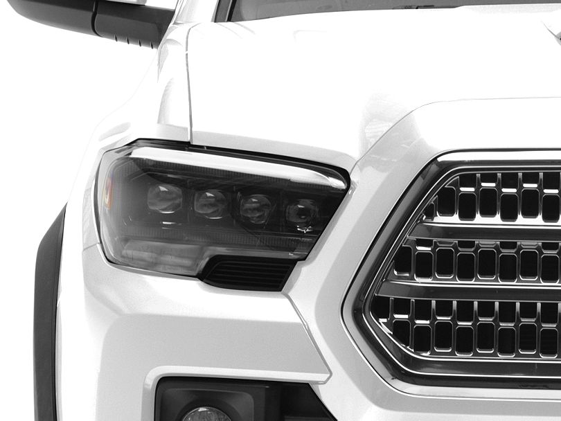 AlphaRex NOVA-Series LED Projector Headlights; Alpha Black Housing; Clear Lens (16-23 Tacoma SR5)