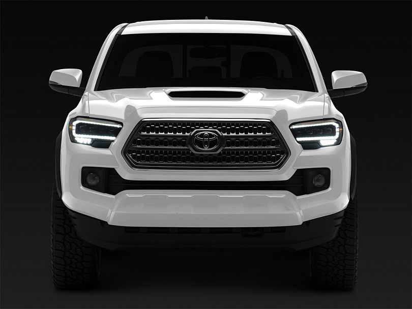 AlphaRex NOVA-Series LED Projector Headlights; Alpha Black Housing; Clear Lens (16-23 Tacoma SR5)