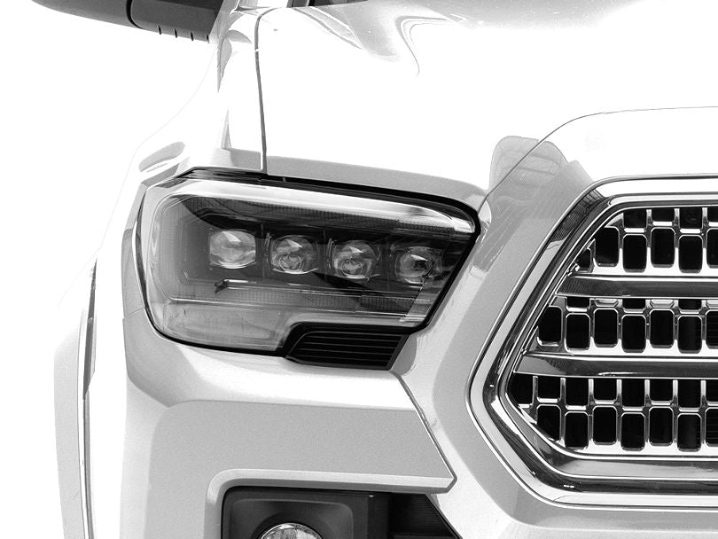AlphaRex NOVA-Series LED Projector Headlights; Alpha Black Housing; Clear Lens (16-23 Tacoma TRD)