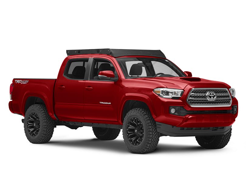 Cali Raised LED Premium Roof Rack with 360 Degree Lighting Cutouts (05-23 Tacoma Double Cab)