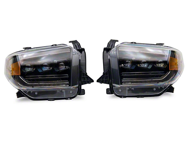 Morimoto GEN2 XB LED Projector Headlights; Black Housing; Clear Lens (14-21 Tundra)