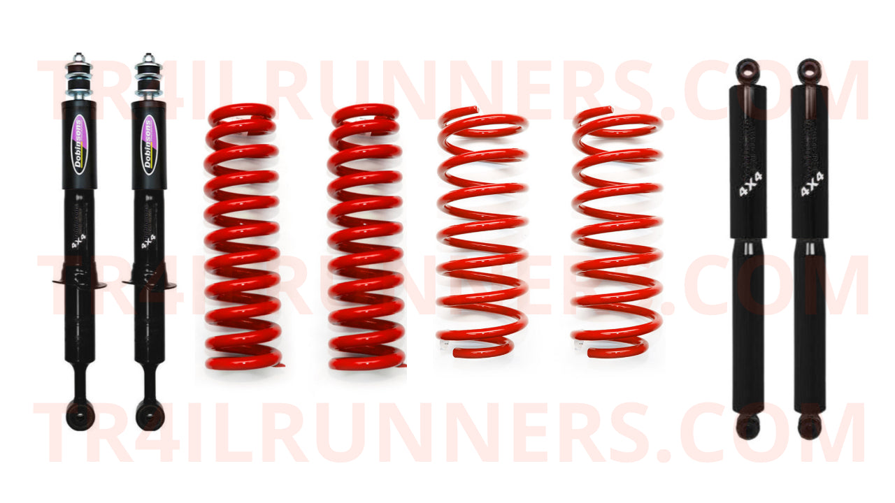 Dobinsons RED/BLACK 3.5"  Kit Toyota 4Runner 2010-2024 - DSSKIT12