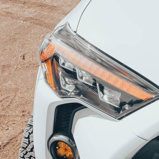 Attica 4x4 SOL Series Headlights; Black Housing; Clear Lens (14-23 4Runner)