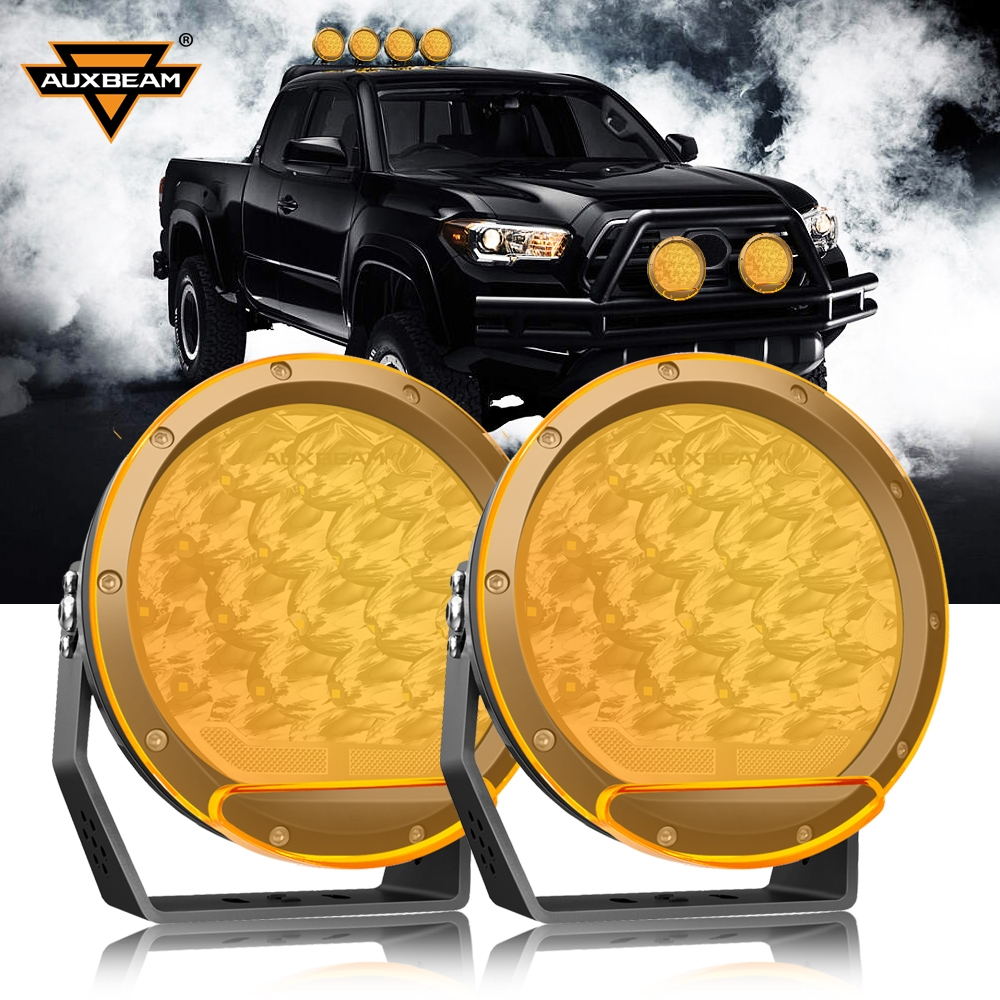 (2PCS/SET) 7 INCH 178W ROUND OFF ROAD LIGHT SPOT BEAM LED DRIVING LIGHTS