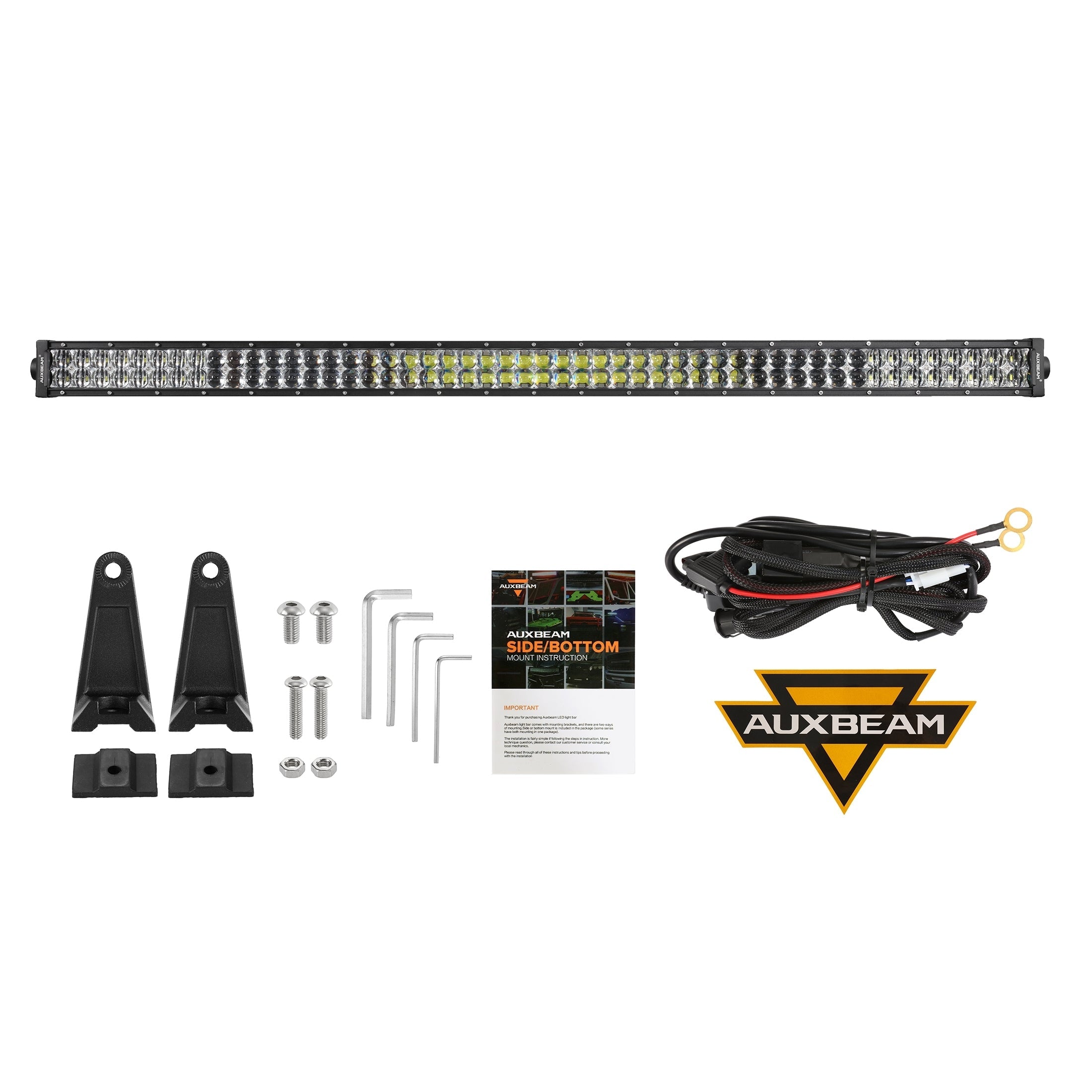 NEW 52 INCH V-PRO SERIES STRAIGHT RGBW COLOR CHANGING OFF ROAD LED LIGHT BAR